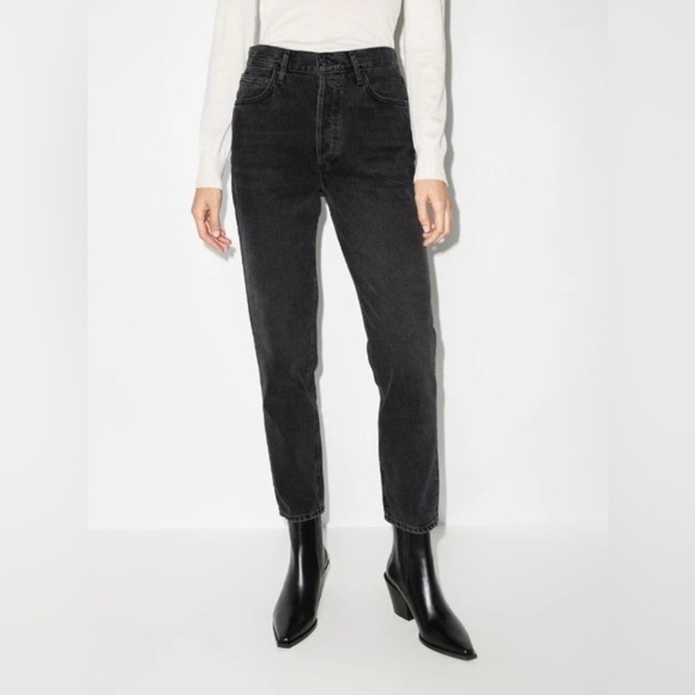 AGOLDE
Fen high-rise tapered jeans